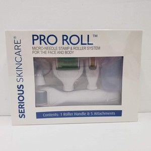 Serious Skincare Pro Roll Micro-needle Stamp & Roller System For Face & Body NIB